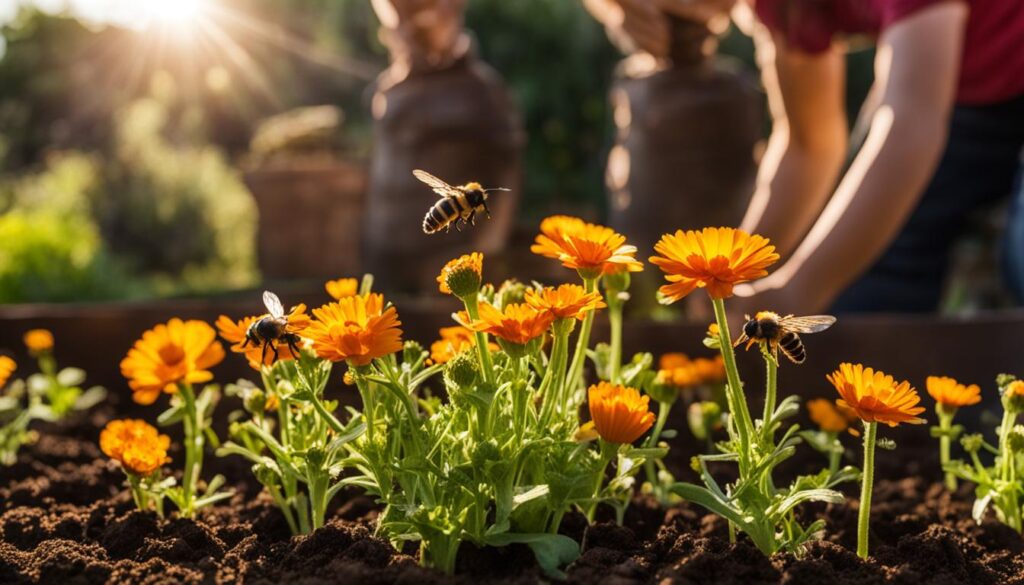growing calendula