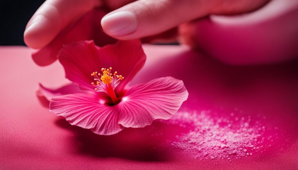 hibiscus powder for brightening skin