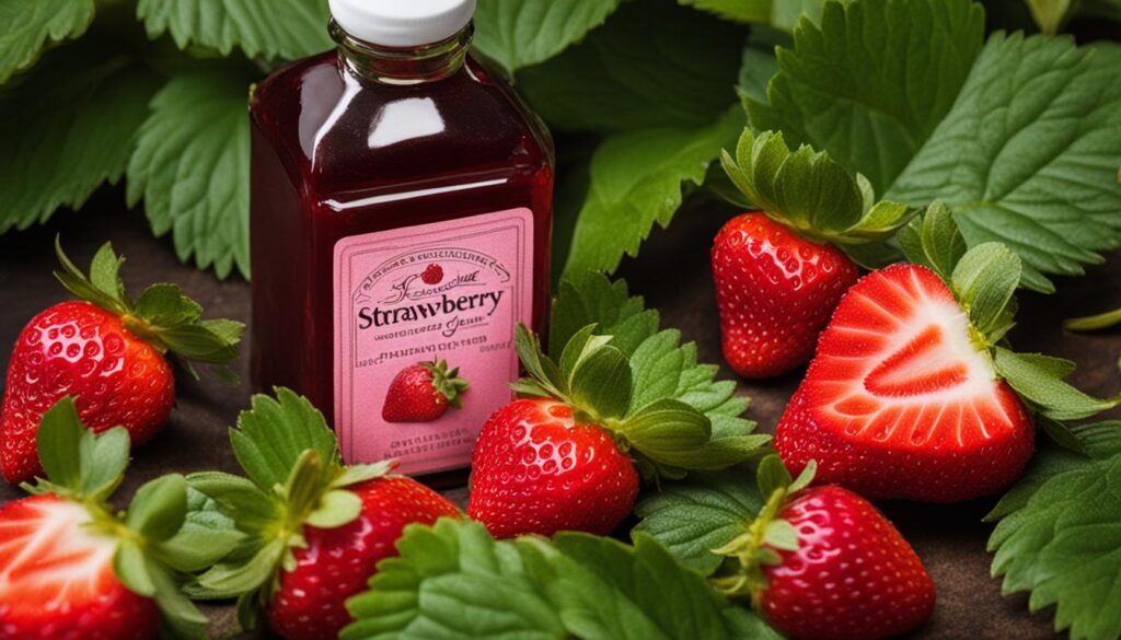 homemade strawberry extract