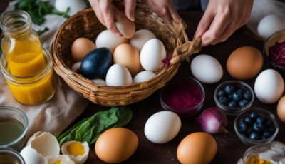 how to dye easter eggs with natural ingredients