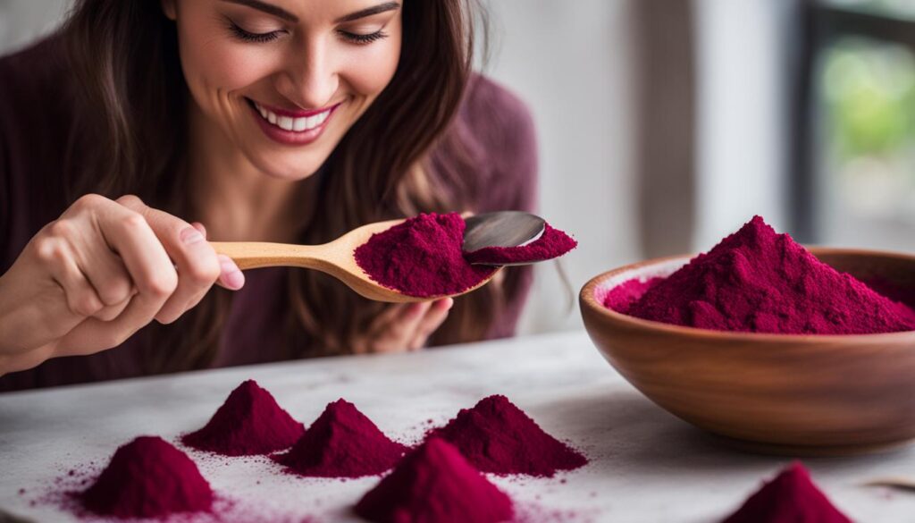 how to use beetroot powder on skin