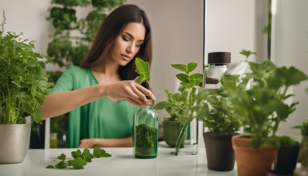 how to use mint extract for hair growth