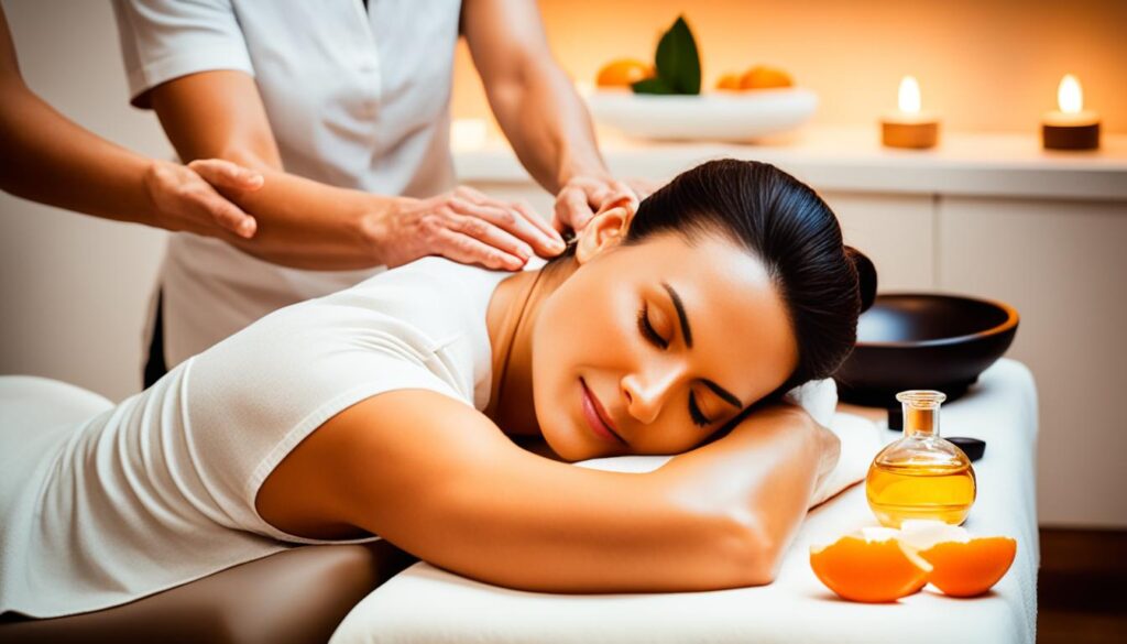 how to use orange oil for massage