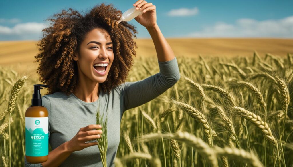 hydrolyzed wheat protein for frizzy hair