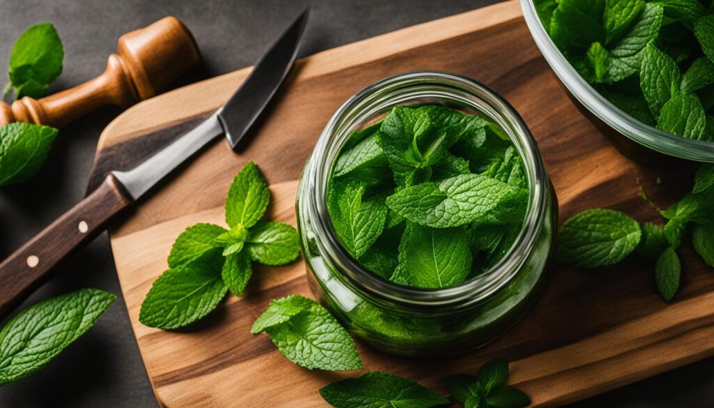 ingredients for mint extract