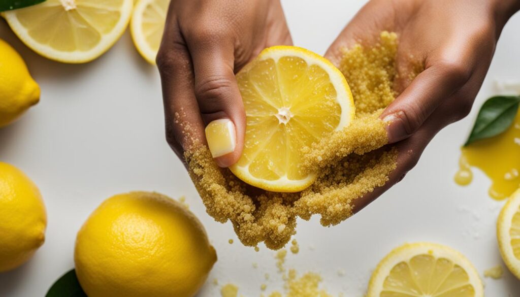 lemon oil exfoliation lemon oil exfoliation