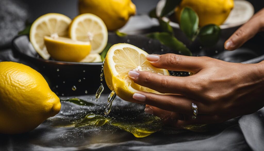lemon oil for massage