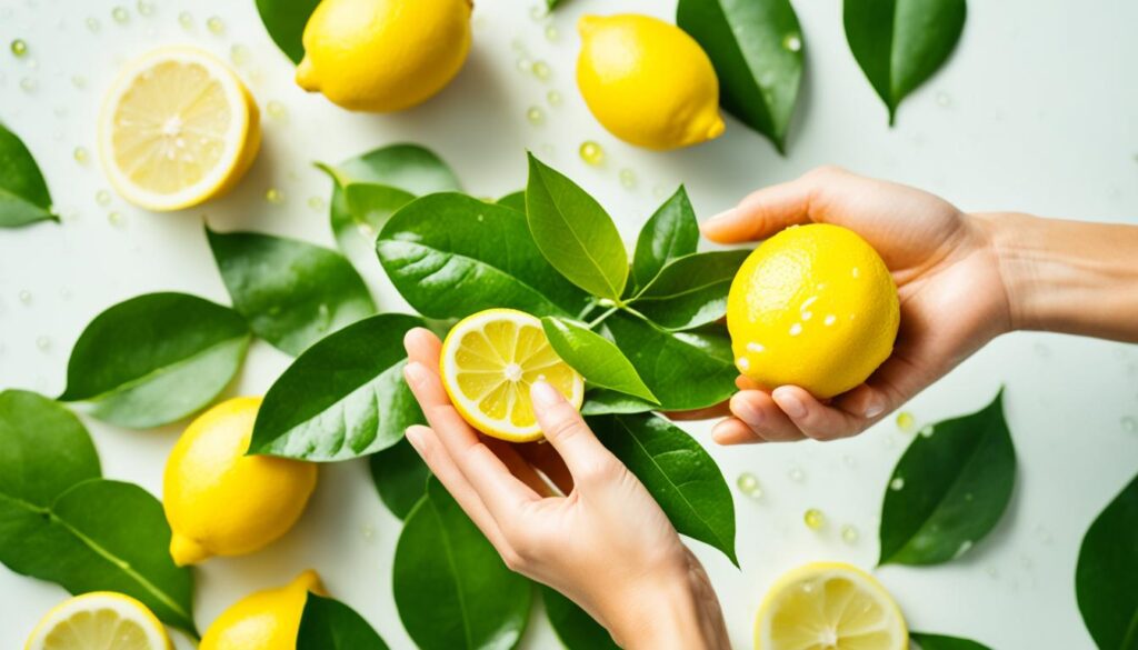 lemon oil for skincare
