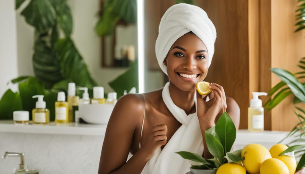 lemon oil skincare routine