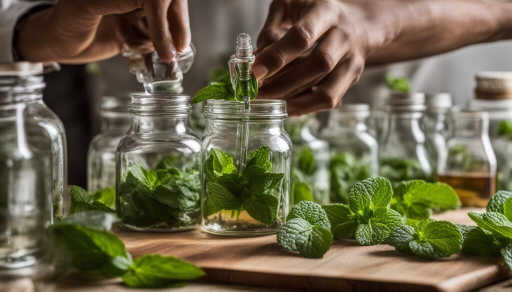 mint extract making process