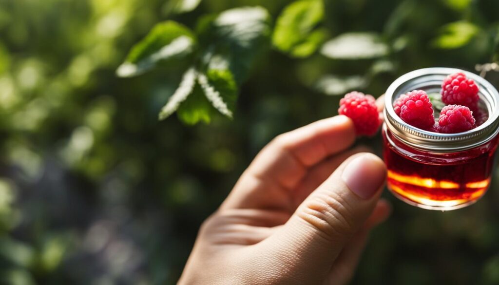 natural skincare with raspberry seed oil