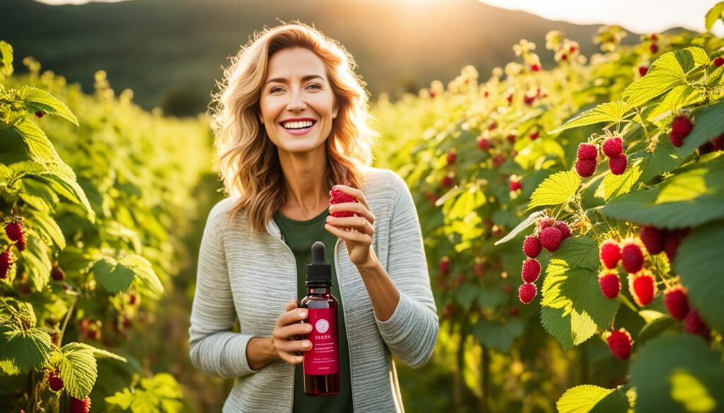 natural skincare with raspberry seed oil