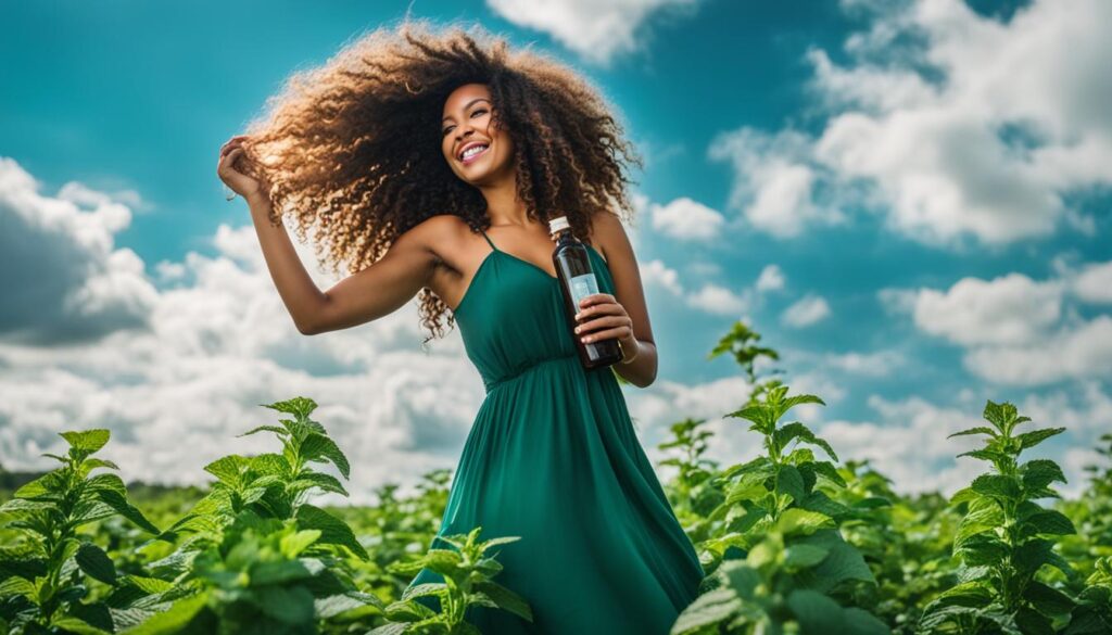 peppermint oil for hair