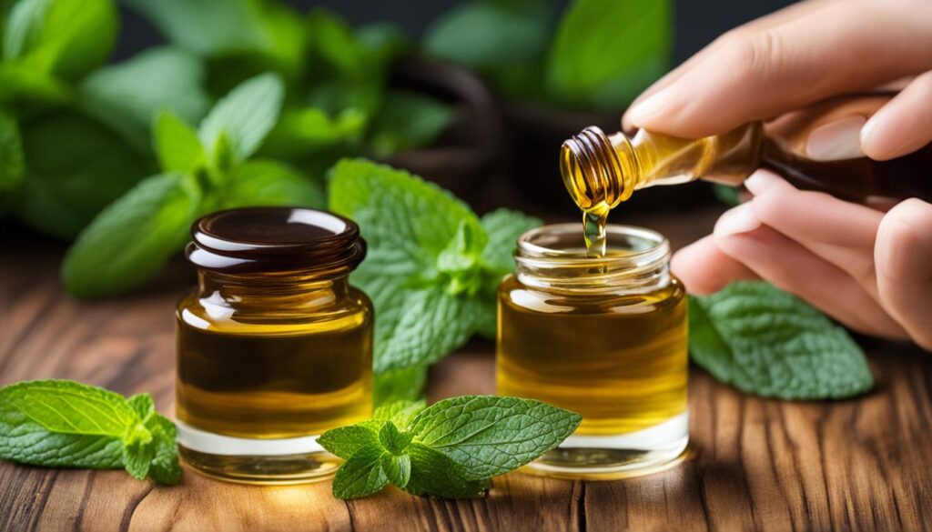 peppermint oil skincare routine