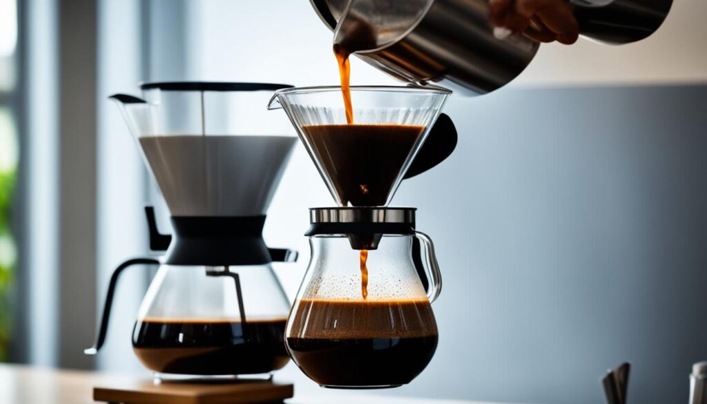 pour over coffee