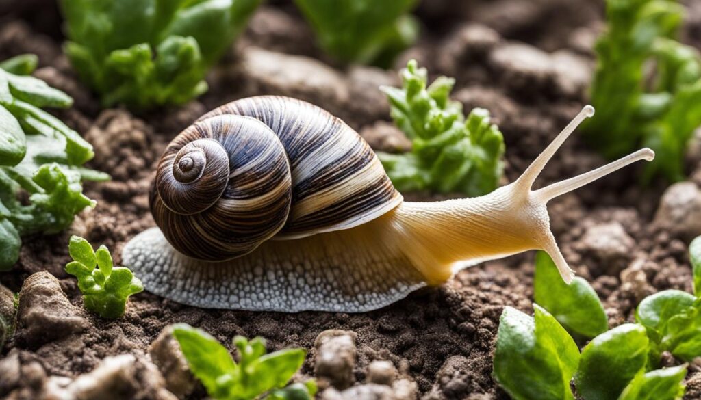 repelling snails and slugs in the garden