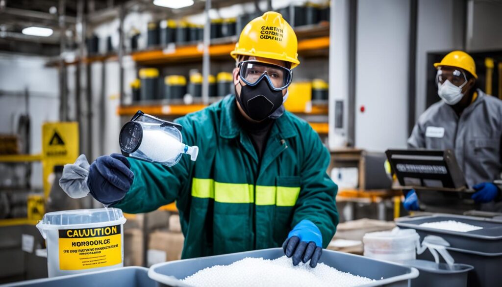 safety precautions for sodium hydroxide