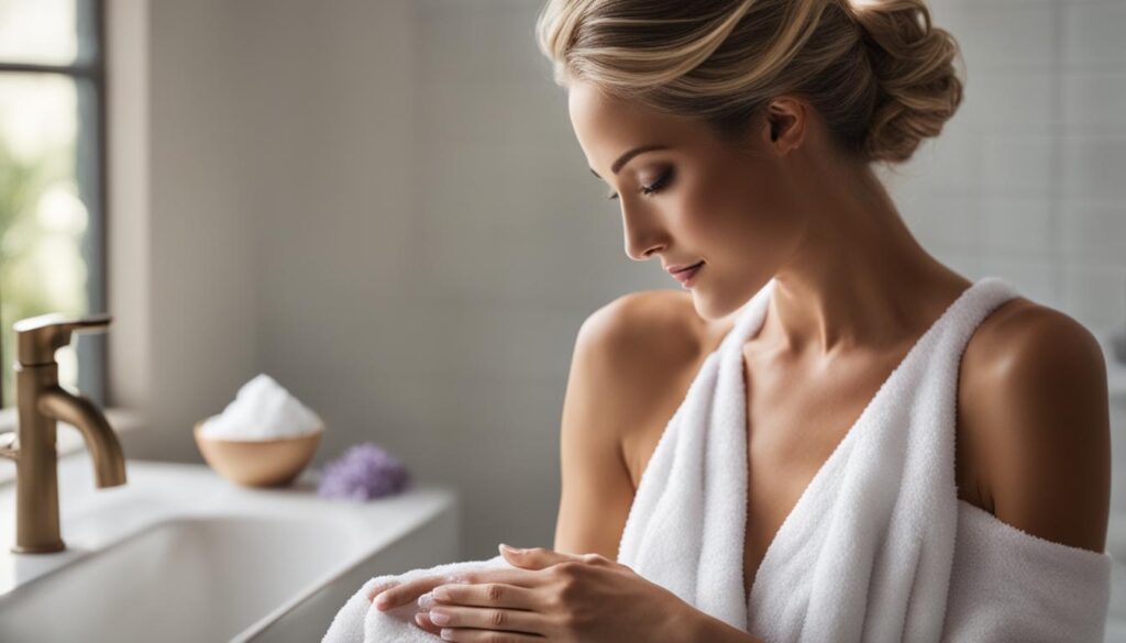 sea salt exfoliation