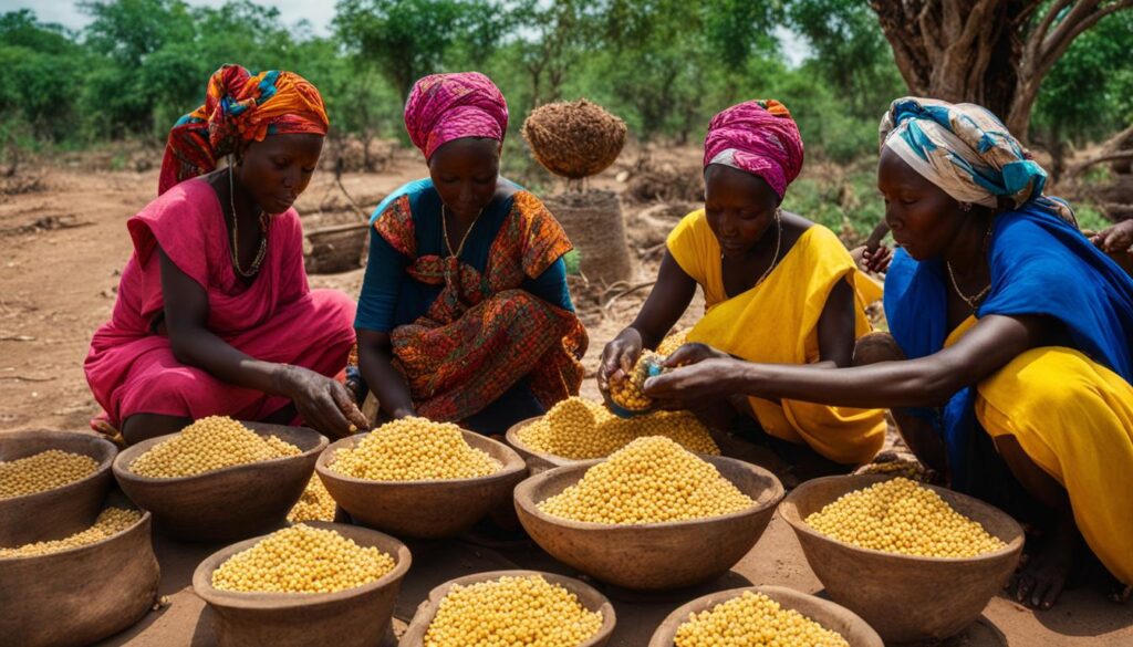 shea butter production