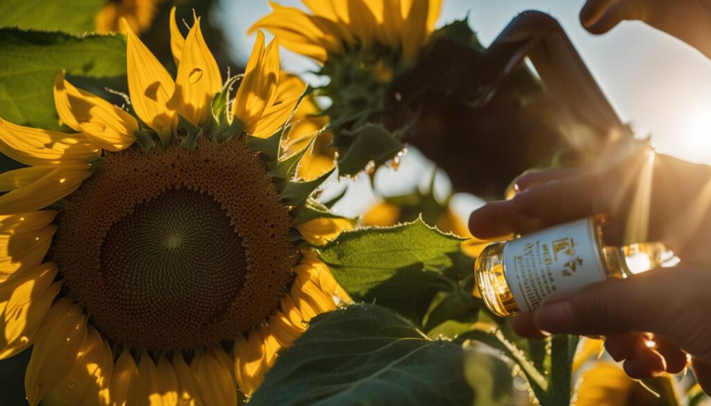 skin benefits of sunflower oil