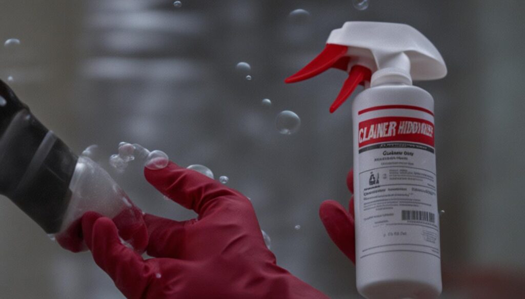 sodium hydroxide in cleaning products