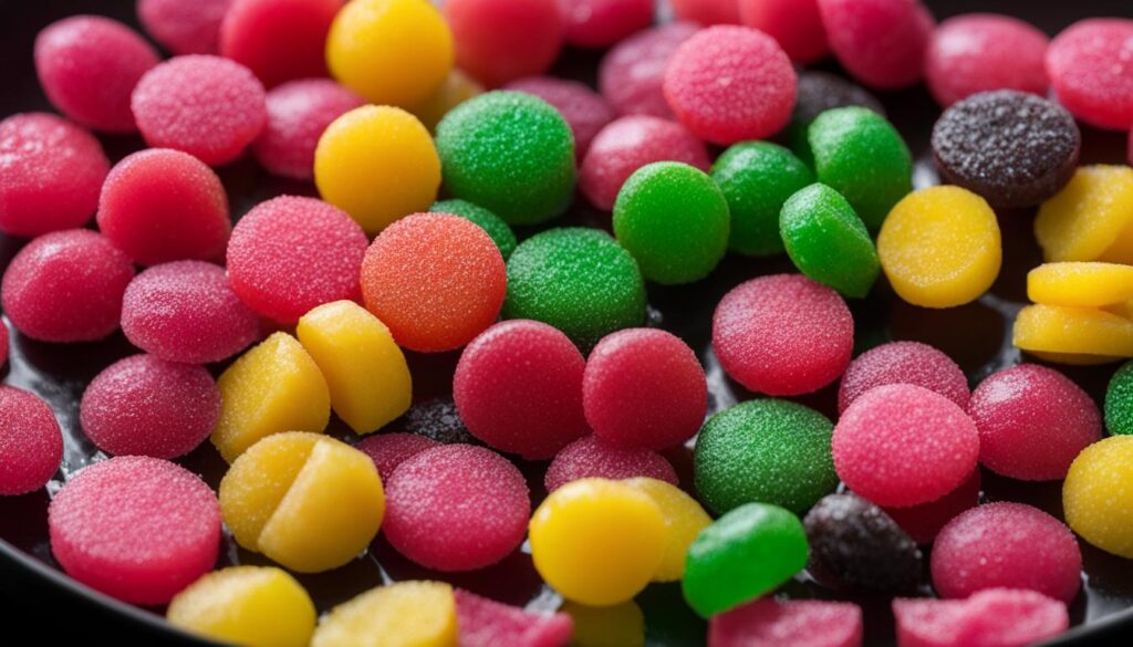 sour candy with citric acid