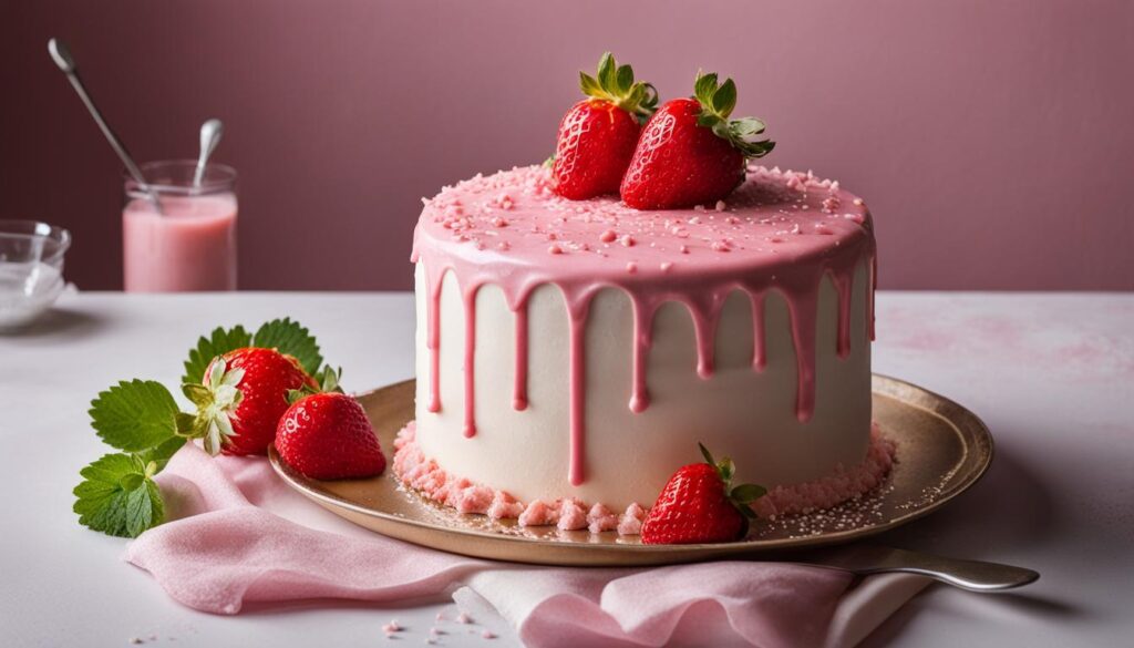 strawberry extract in icing