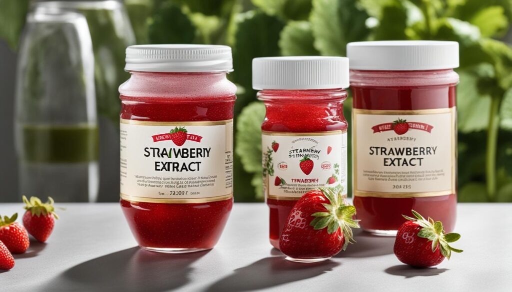 strawberry extract vs. flavoring