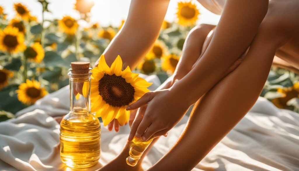 sunflower oil benefits for skin