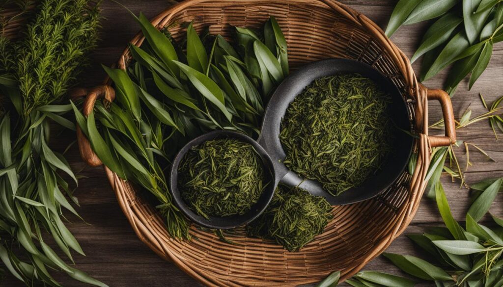tea tree leaves