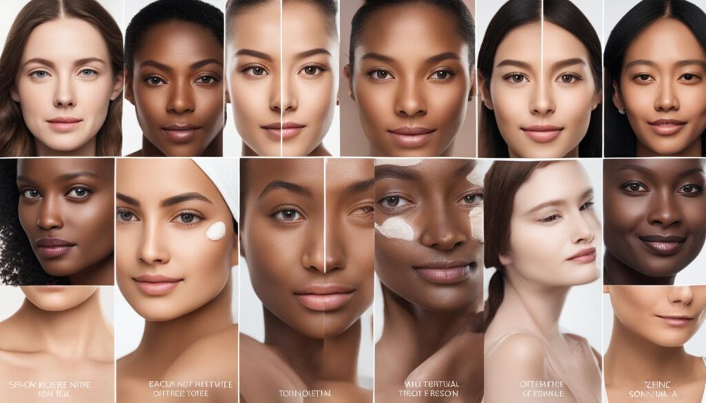 zinc oxide for different skin types